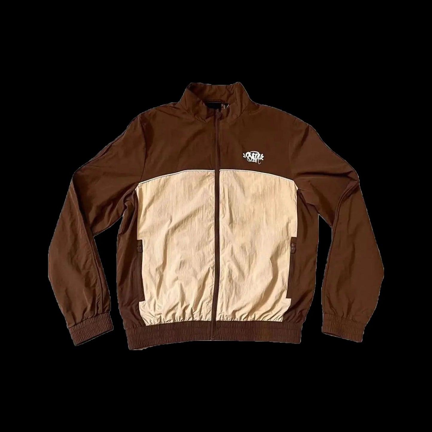 SYNAWORLD ‘SYNA LOGO’ SHELL TRACKSUIT (BROWN/BEIGE)