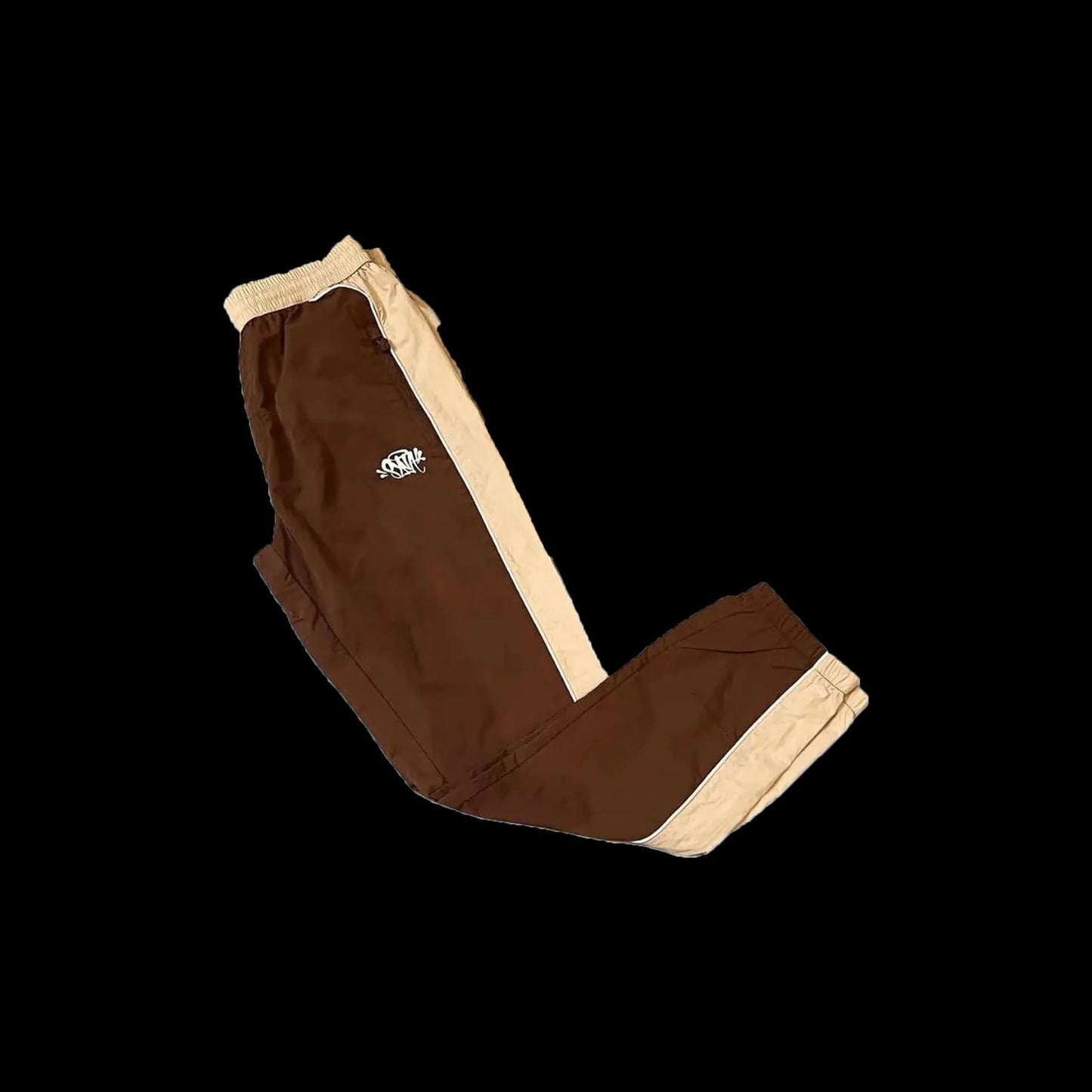 SYNAWORLD ‘SYNA LOGO’ SHELL TRACKSUIT (BROWN/BEIGE)