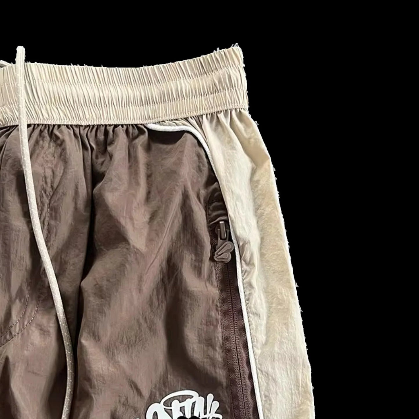 SYNAWORLD ‘SYNA LOGO’ SHELL TRACKSUIT (BROWN/BEIGE)