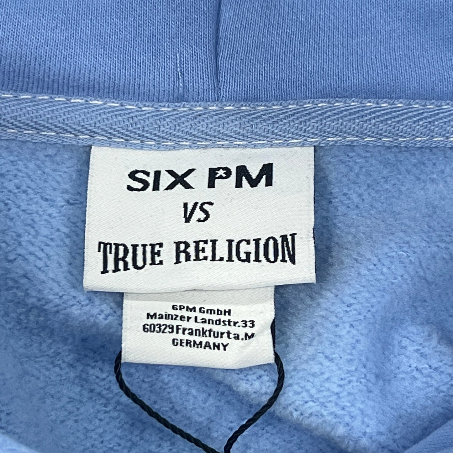 ICON HOODIE 6PM X TRUE RELIGION (SKY BLUE)