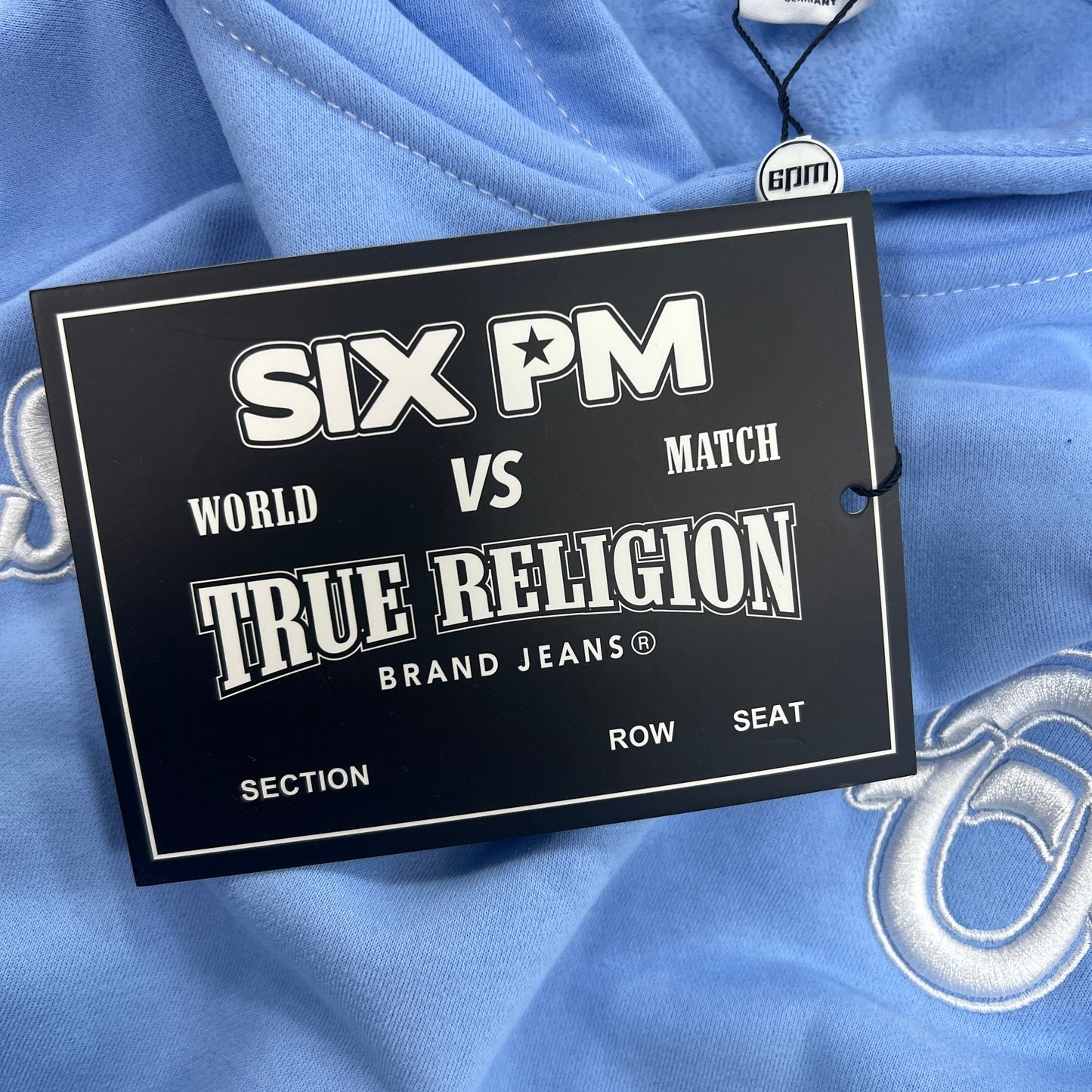 ICON HOODIE 6PM X TRUE RELIGION (SKY BLUE)