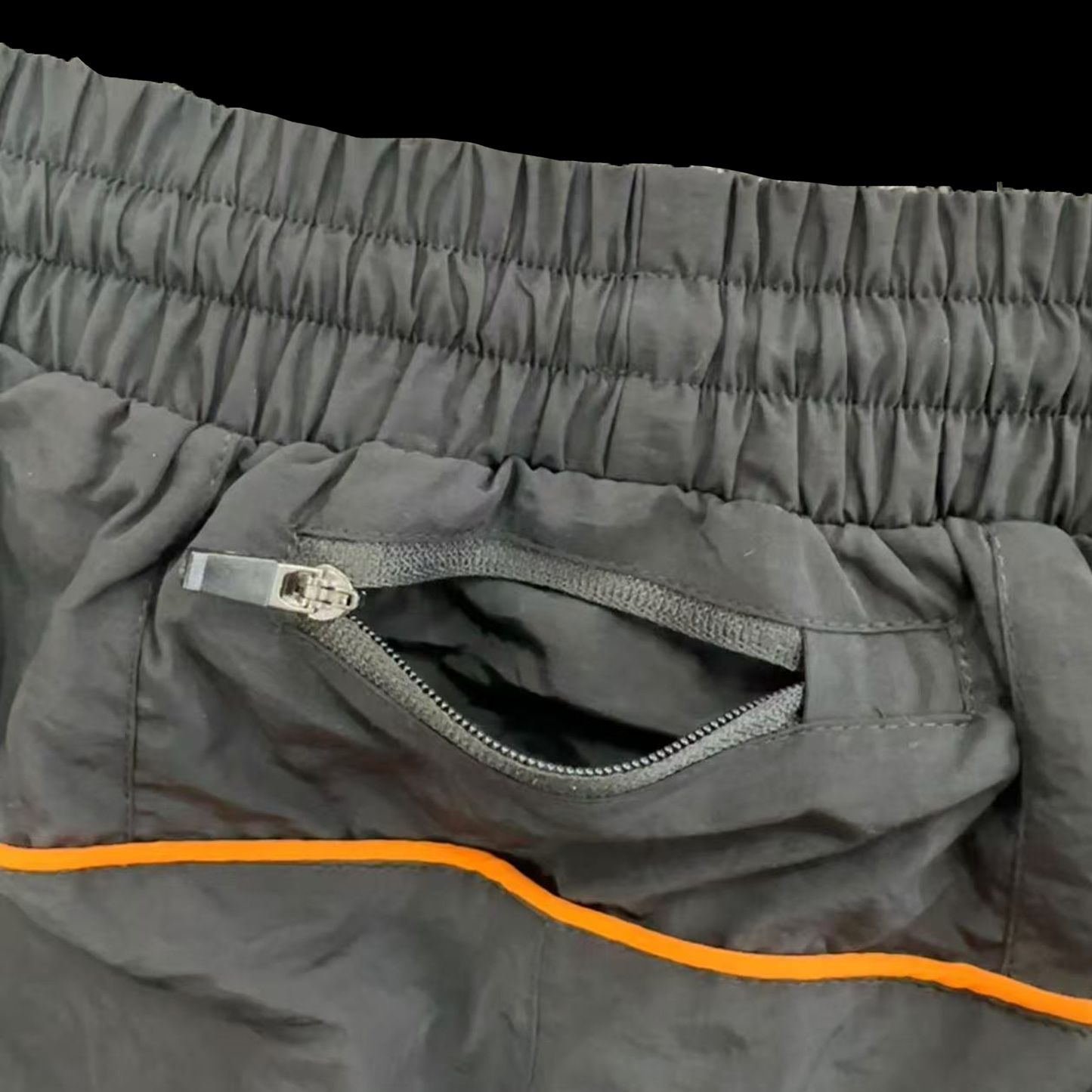 SYNA WORLD SHELL TRACKSUIT (BLACK/ORANGE)