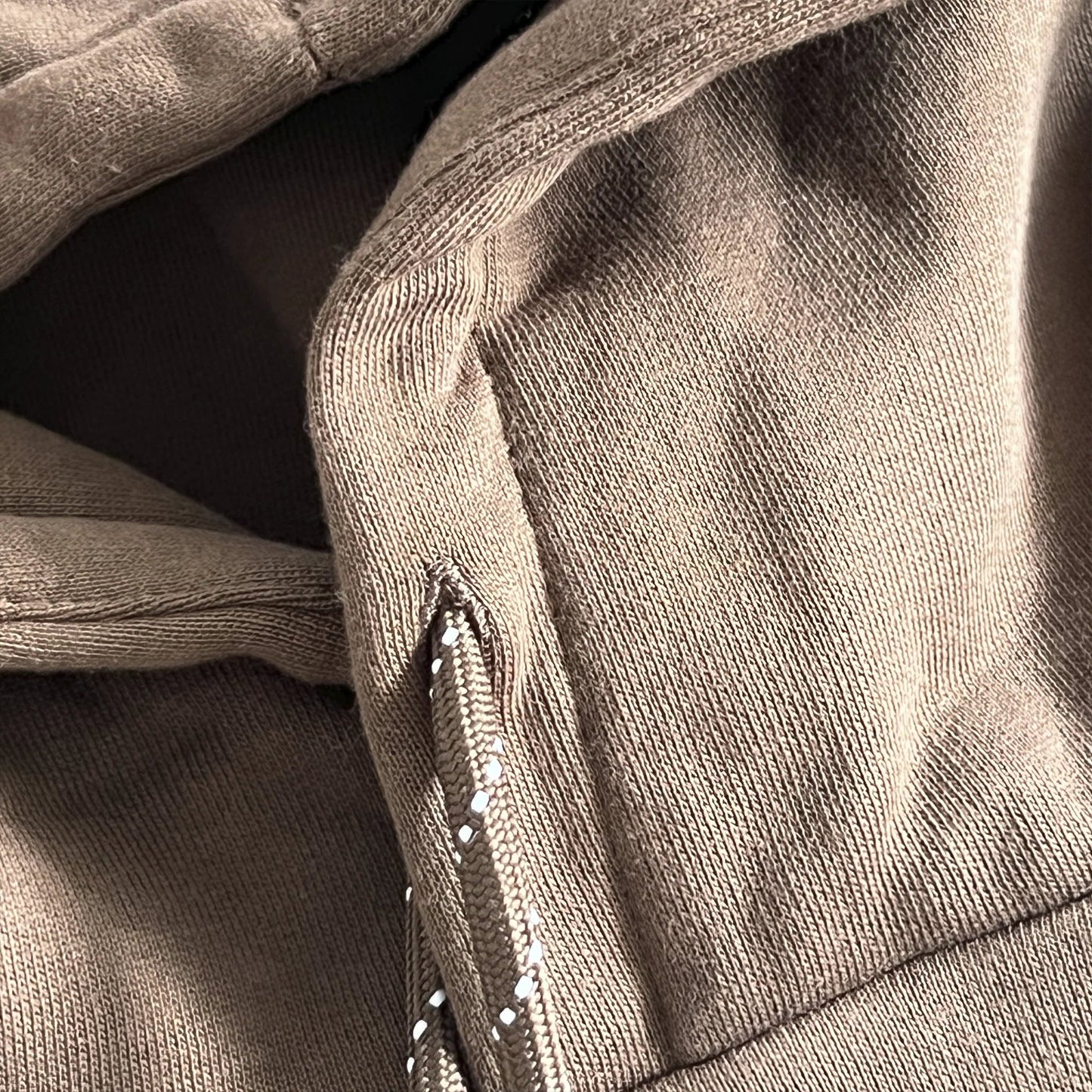 SYNA WORLD PIPE HOODIE & SHORT SET (BEIGE/BROWN)