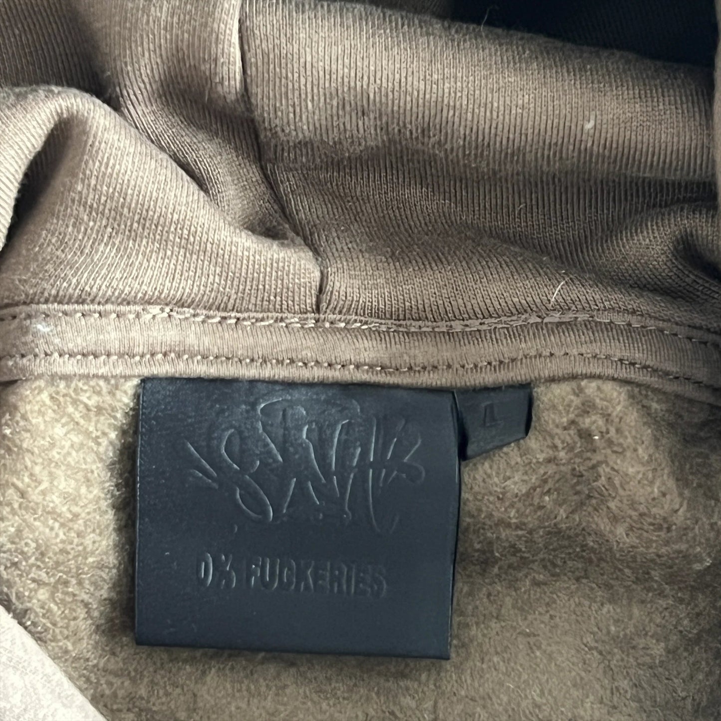 SYNA WORLD PIPE HOODIE & SHORT SET (BEIGE/BROWN)