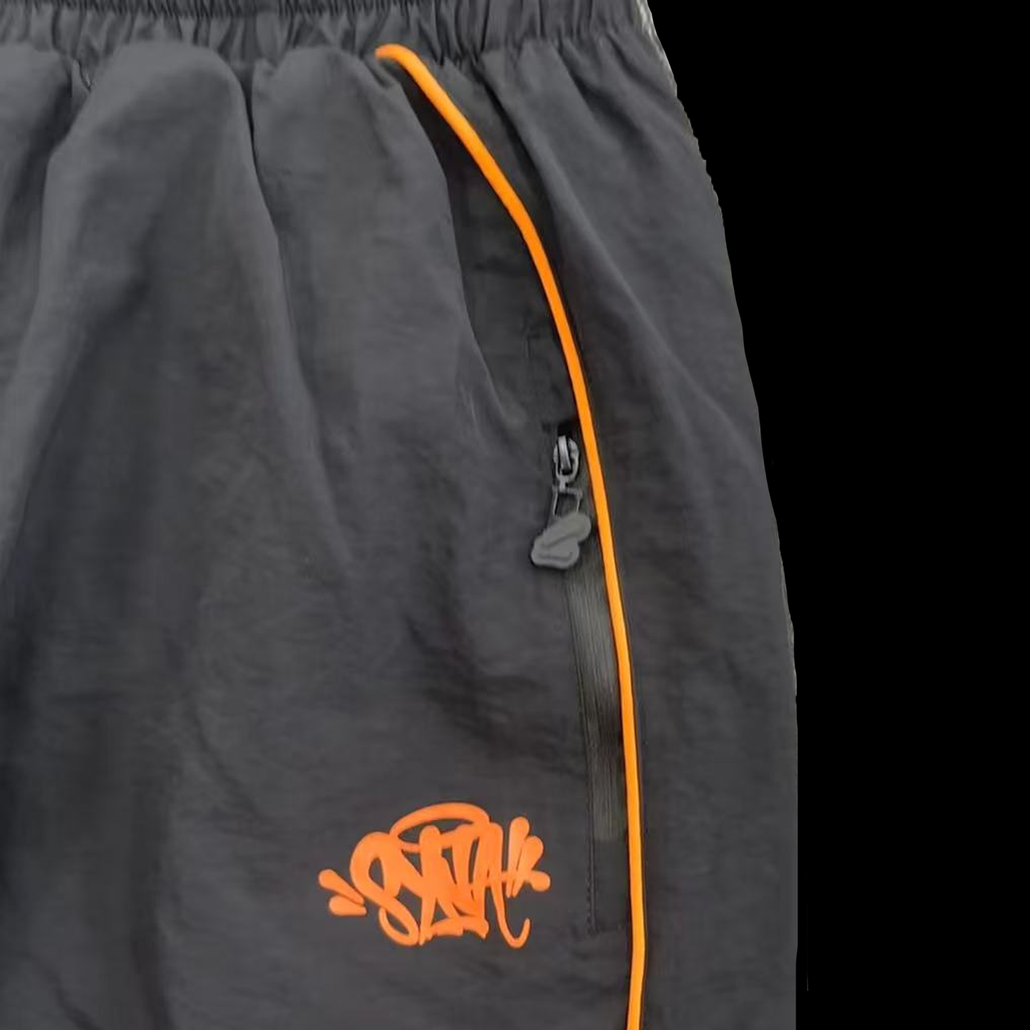 SYNA WORLD SHELL TRACKSUIT (BLACK/ORANGE)