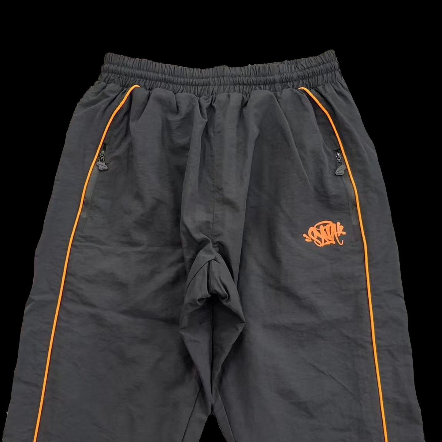 SYNA WORLD SHELL TRACKSUIT (BLACK/ORANGE)