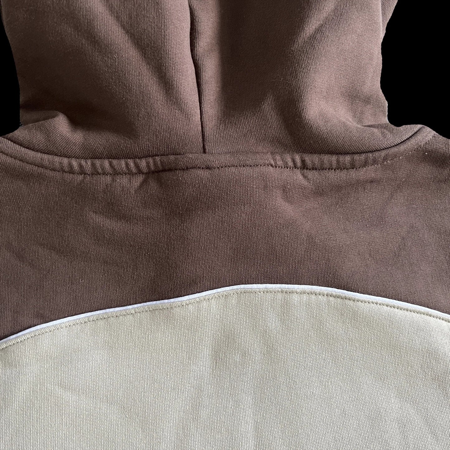 SYNA WORLD PIPE HOODIE & SHORT SET (BEIGE/BROWN)