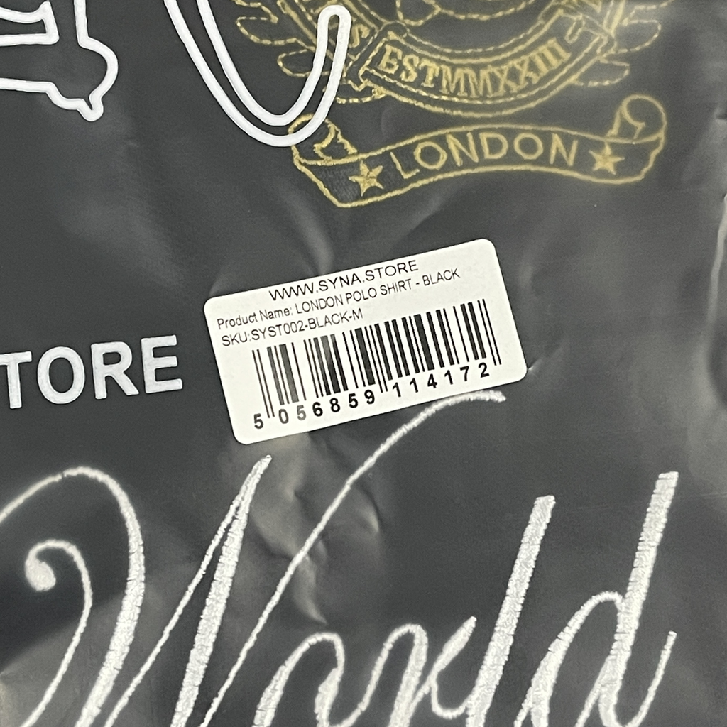 SYNA WORLD SKI OF SYNA POLO (BLACK)