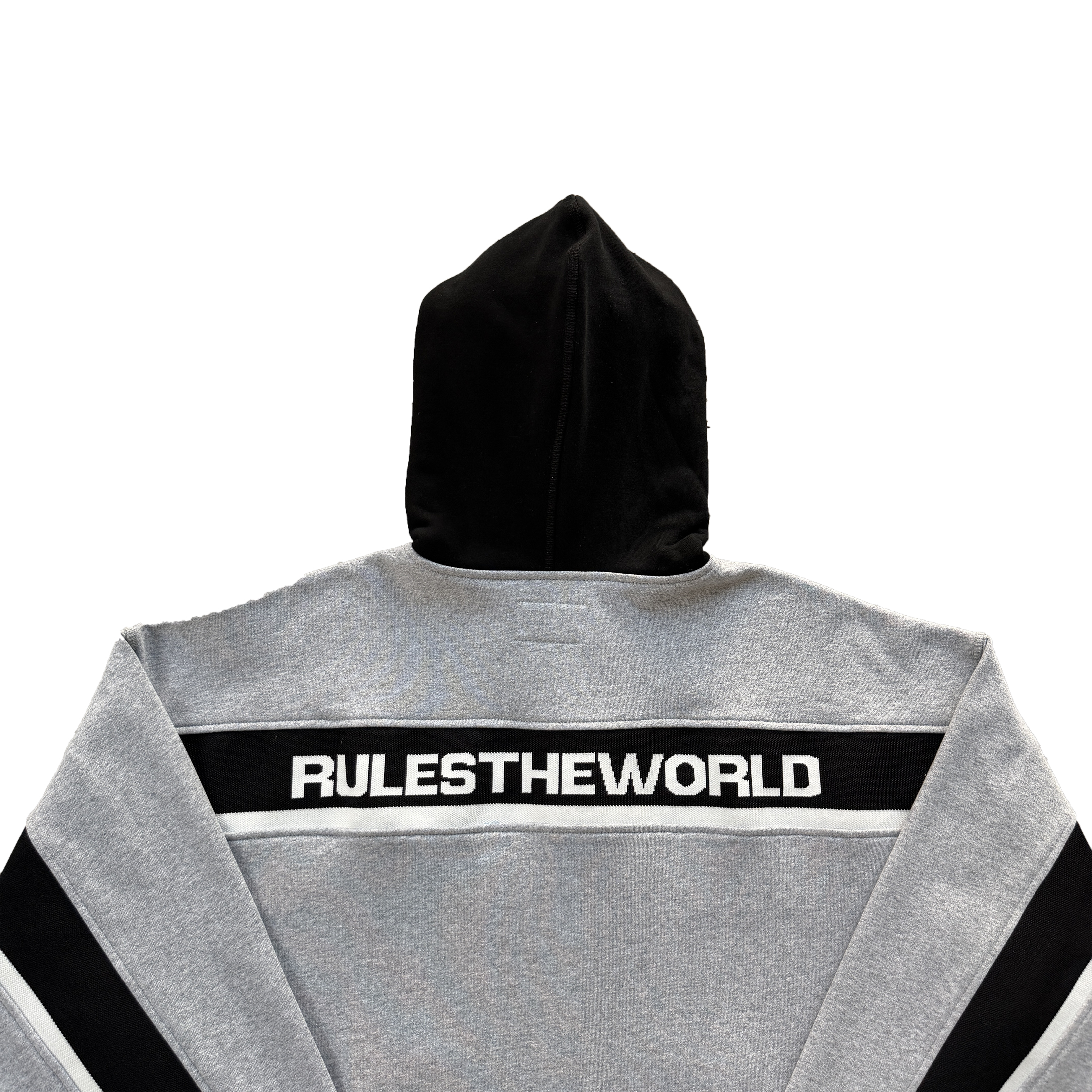 CORTEIZ RIBBED SPORTEIZ ZIP HOODIE (HEATHER GREY)