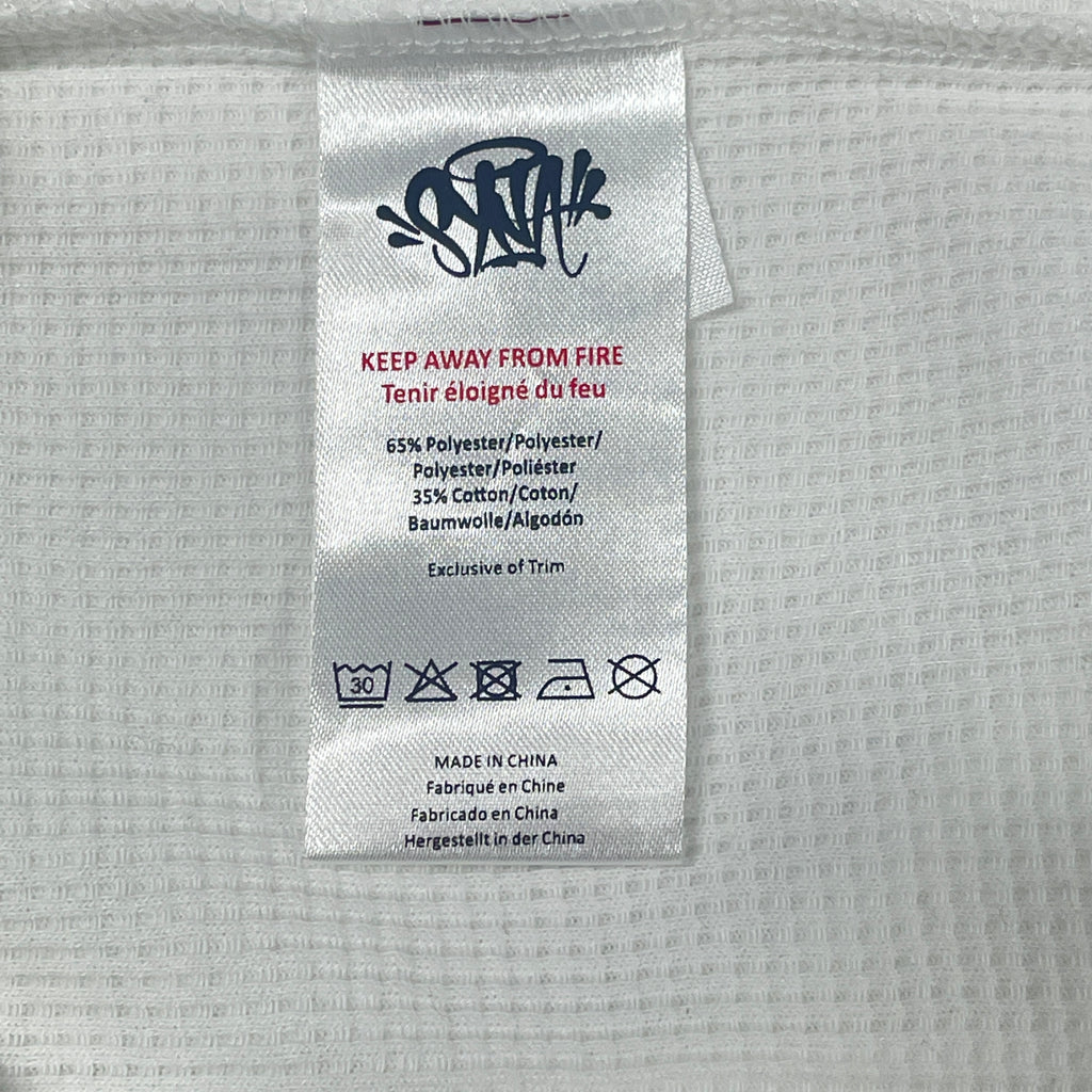 SYNAWORLD LS WAFFLE TEE - (WHITE)