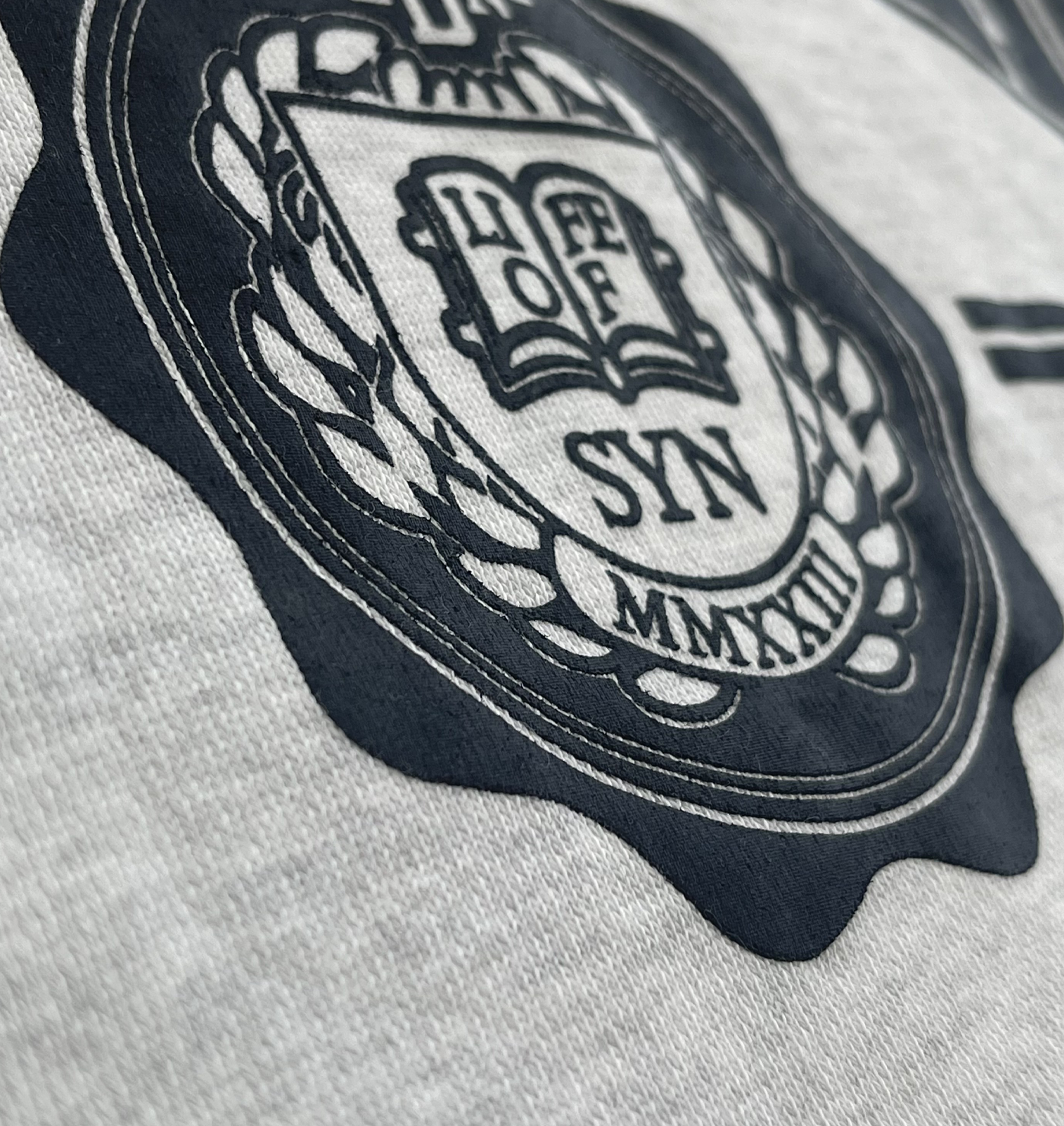 SYNA WORLD COLLEGE CREW SWEATER (GREY)