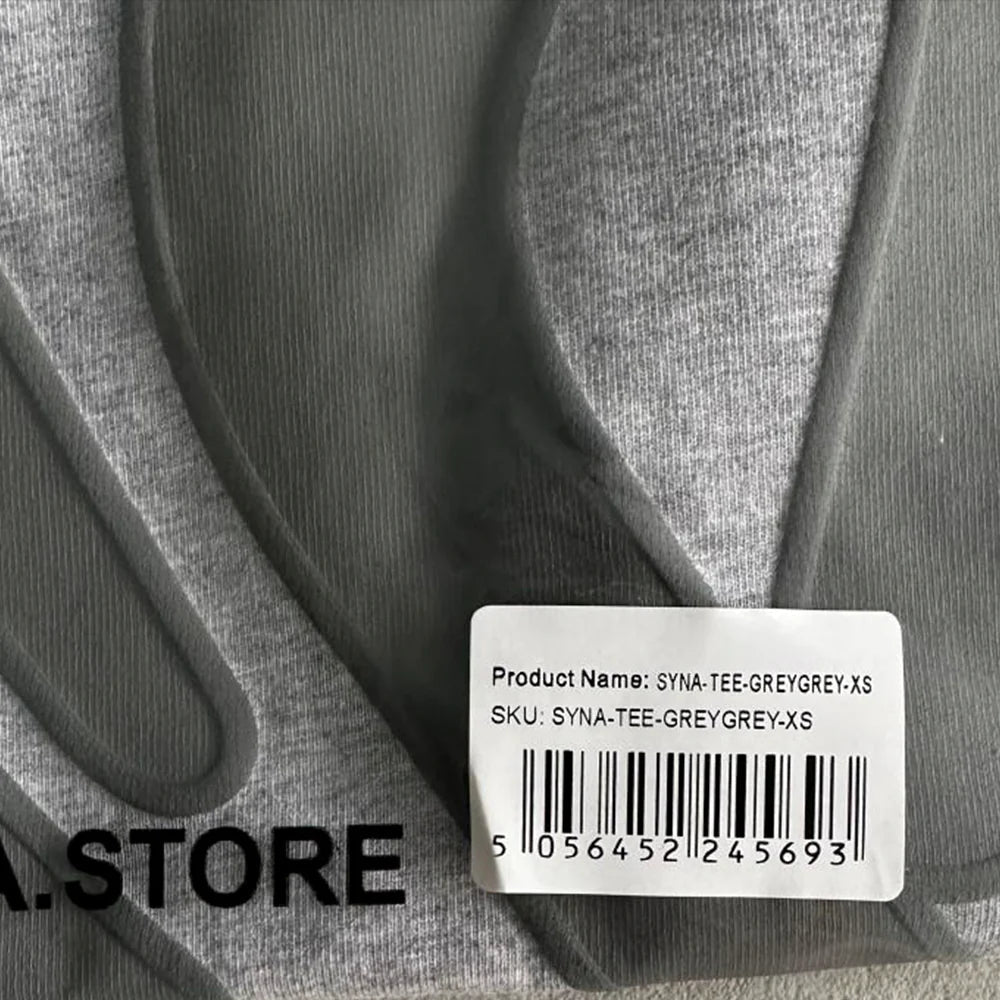 SYNA T-SHIRT & SHORTS LOGO SET (GREY)
