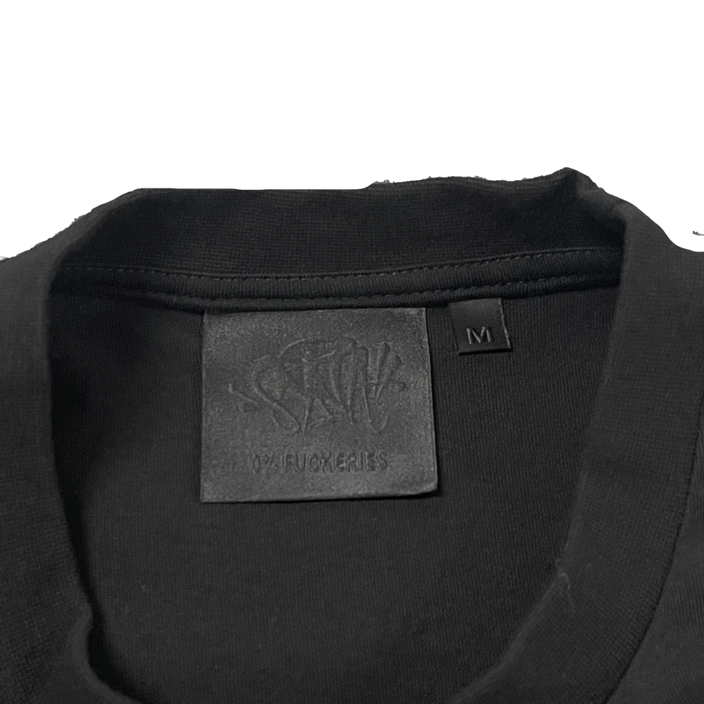 SYNAWORLD GRAF PRINTED TEE - (BLACK/PURPLE)